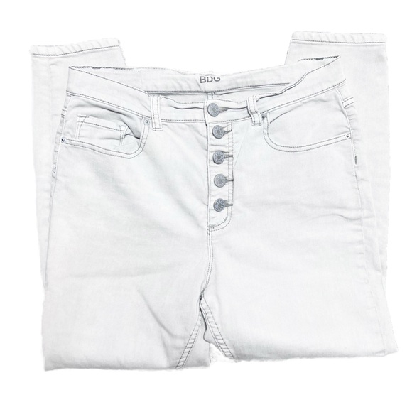 BDG Urban Outfitters Womens High Rise Twig Glacier Button Fly Skinny Denim Jeans - Picture 2 of 16